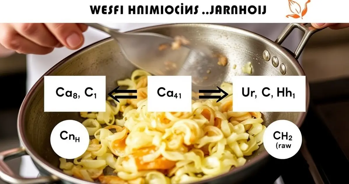 How cooking of food is a chemical change