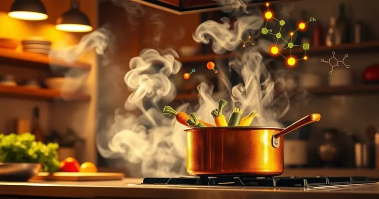 how cooking of food is a chemical change