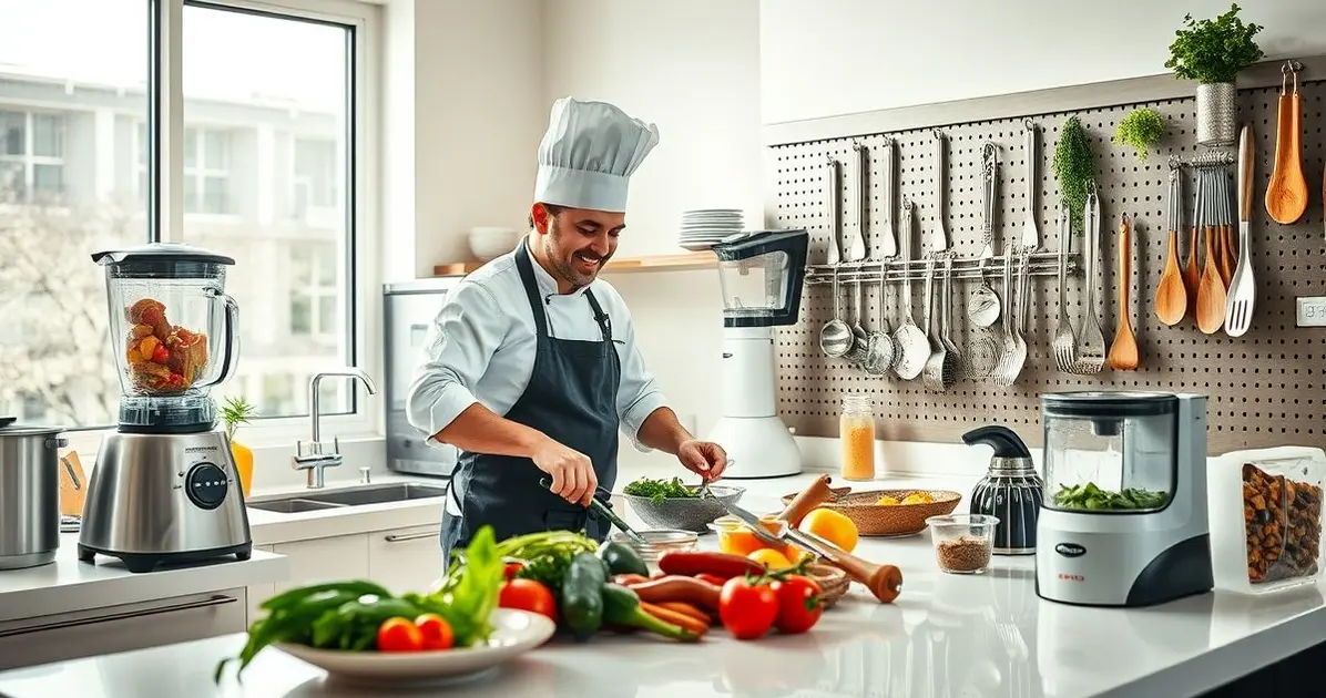 How important are the kitchen tools and equipment in cooking