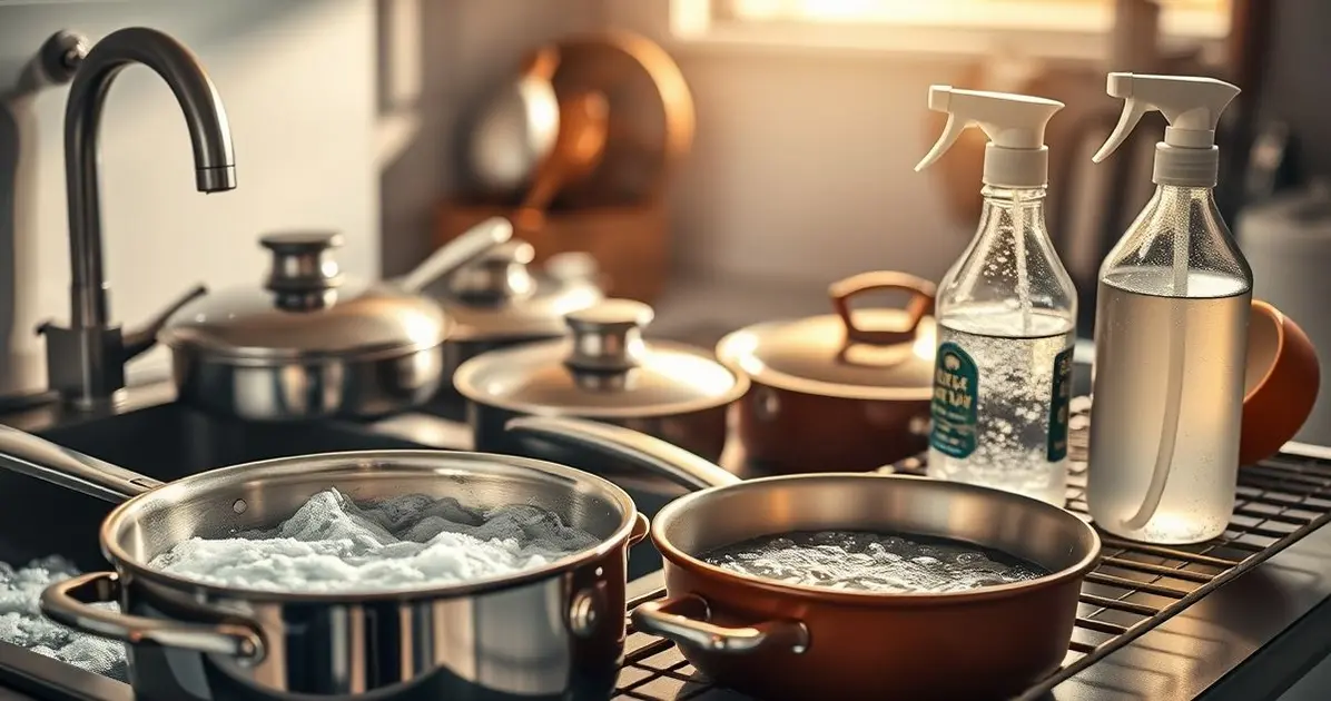 How to clean a store cooking tools and equipment
