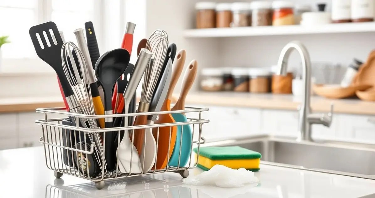 How to clean and store cooking tools and equipment ut