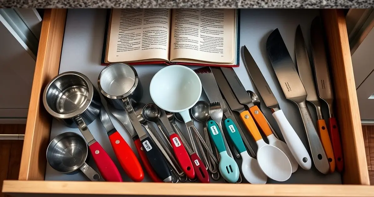 How to clean and store cooking tools and equipment utensils