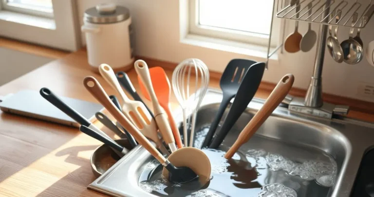 how to clean and store cooking tools and equipment utensils