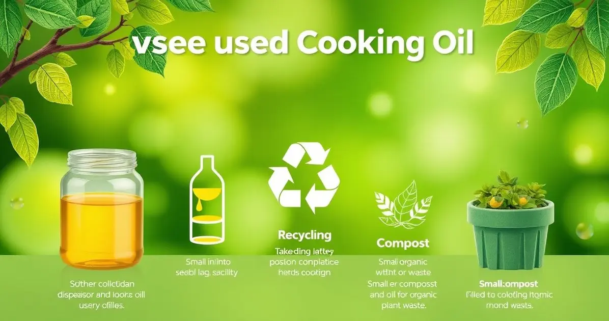 How to dispose of cooking oil