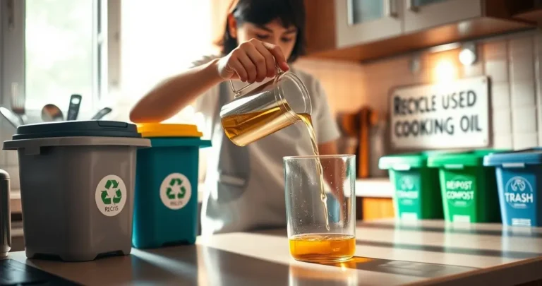 how to dispose of used cooking oil