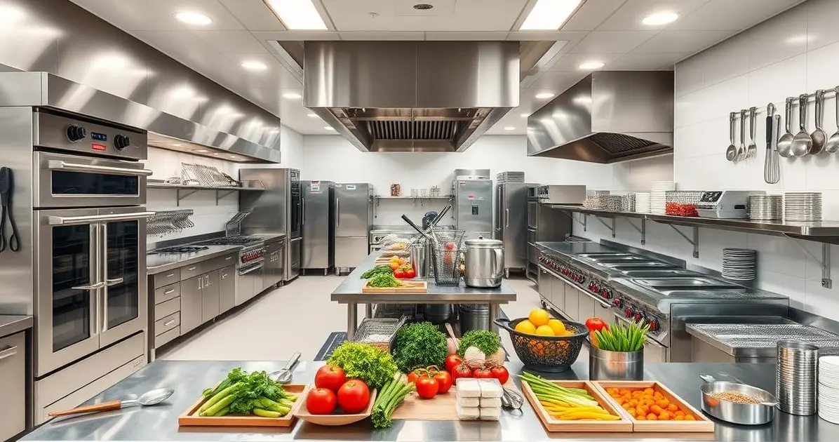 What are the different tools and equipment in commercial cooking