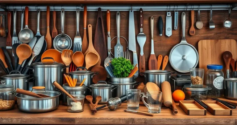 what are the kinds of cooking utensils tools and equipment