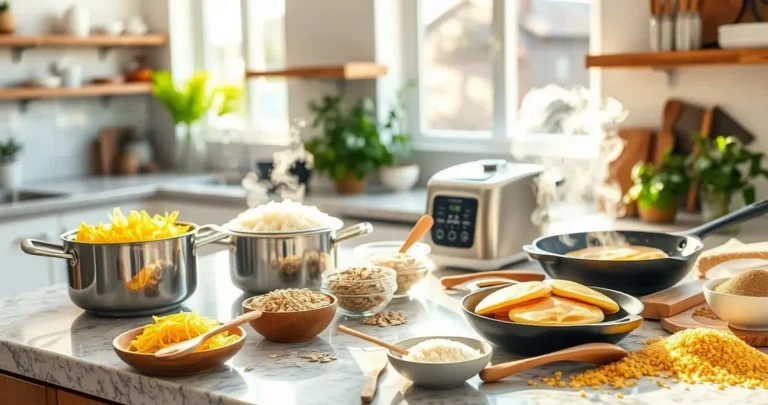 what are the methods of cooking starch and cereal dishes