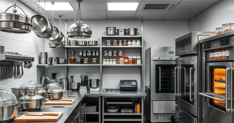 what are the tools materials and equipment in commercial cooking