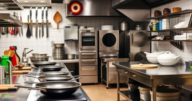 what is the tool equipment and materials of commercial cooking