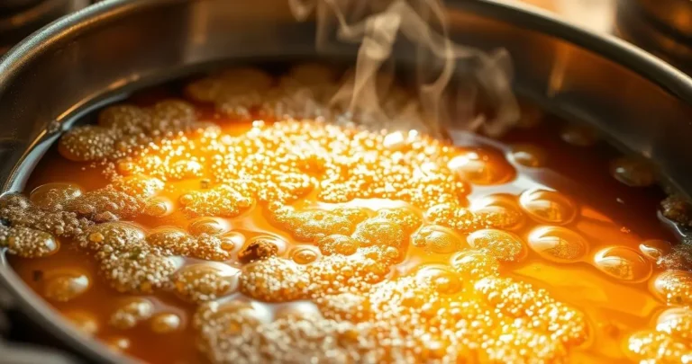 why cooking oil foam up