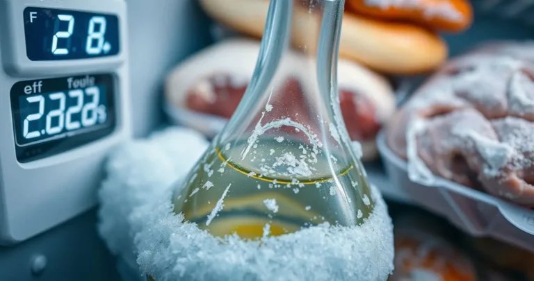 will cooking oil freeze